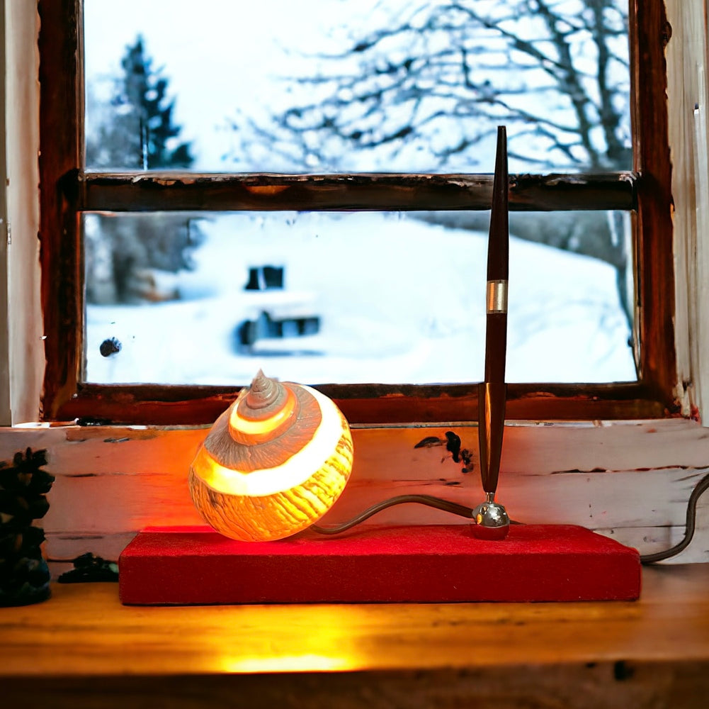 Nautical desk lamp pen set