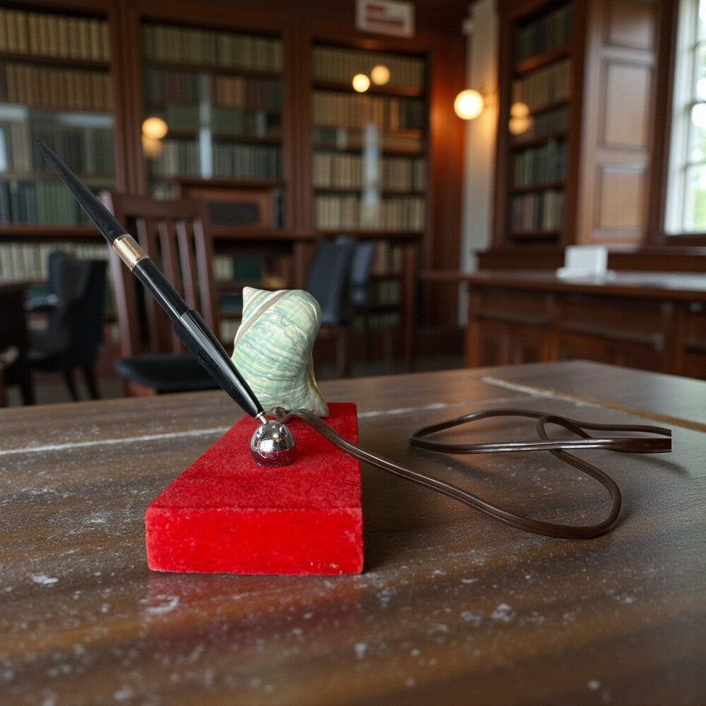 Nautical desk lamp pen set