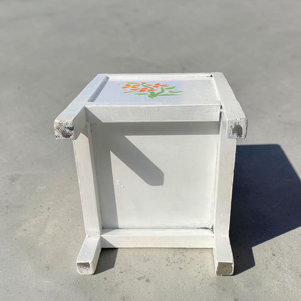 Olaio Wooden Hand Painted Planter