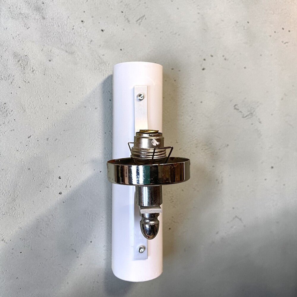 White Glass Wall Sconce