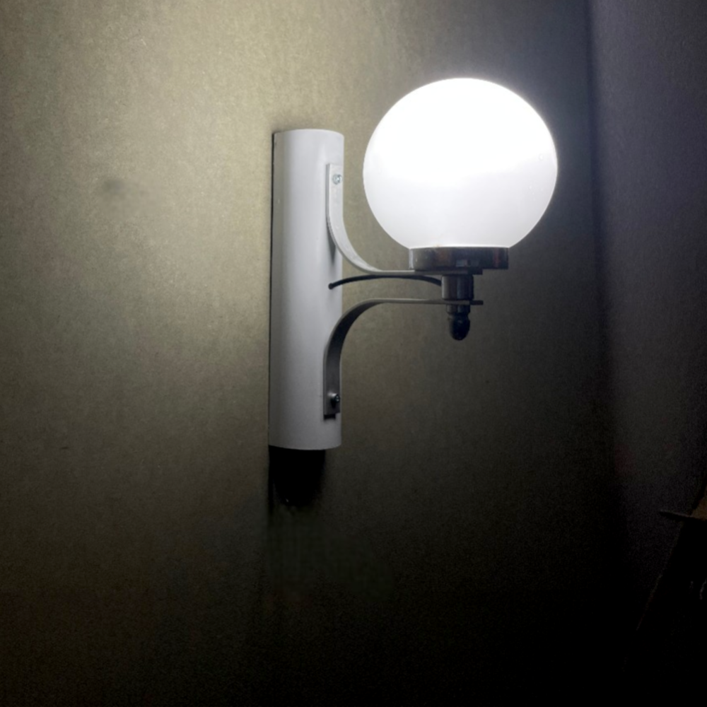 White Glass Wall Sconce