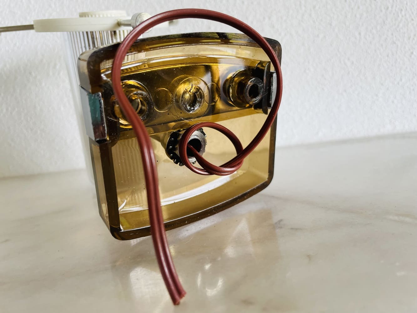 Pair of brown wall sconces