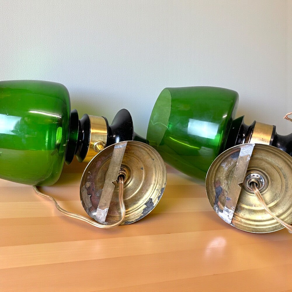 Green Glass Wall Sconces