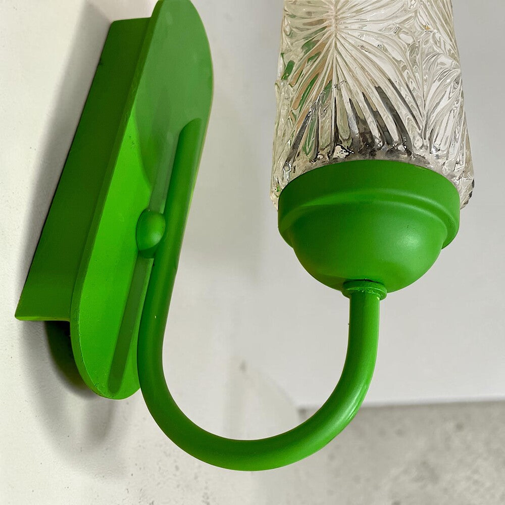 Pair of Textured Glass Wall Sconces