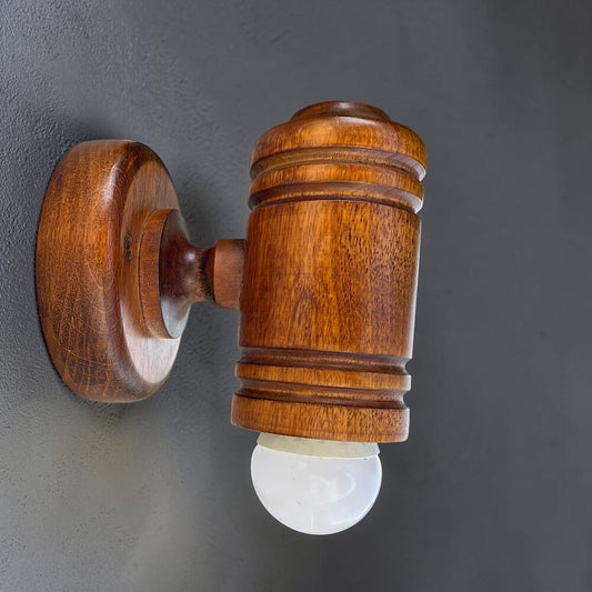 Scandinavian Wooden Wall Sconce
