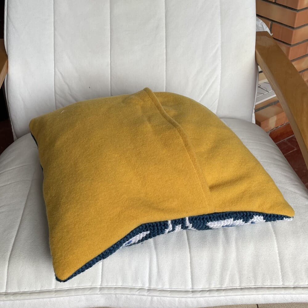 Portuguese Arraiolos Tapestry Cushion