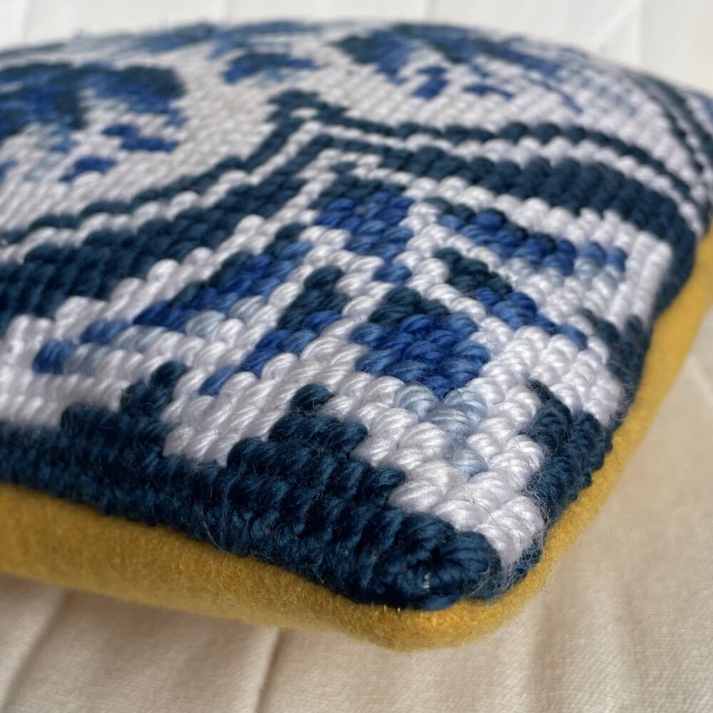 Portuguese Arraiolos Tapestry Cushion