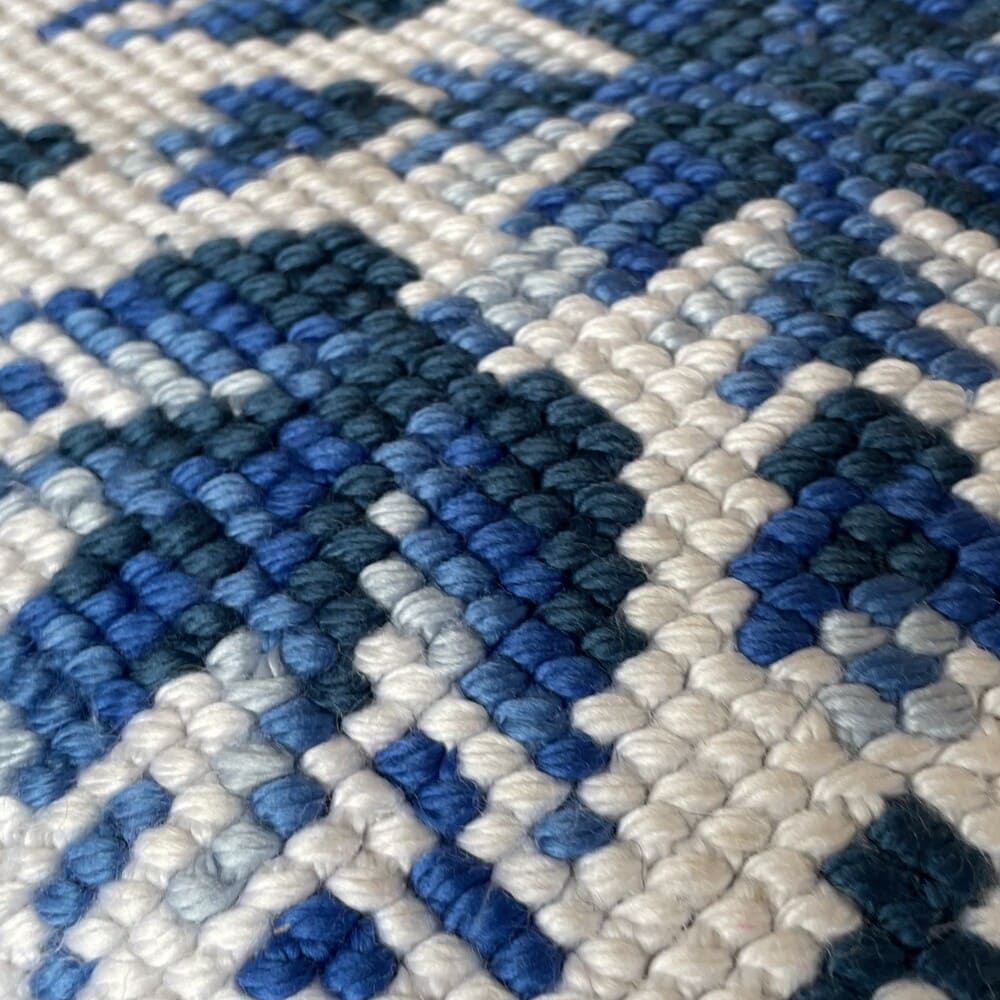 Portuguese Arraiolos Tapestry Cushion