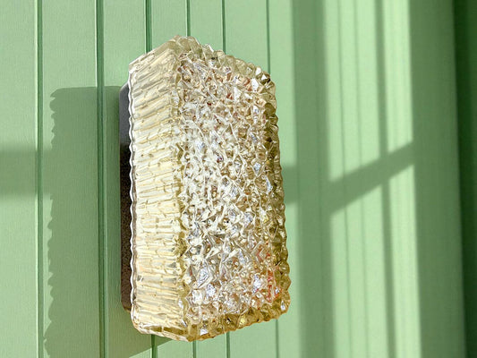 Rectangular Glass Wall Sconce