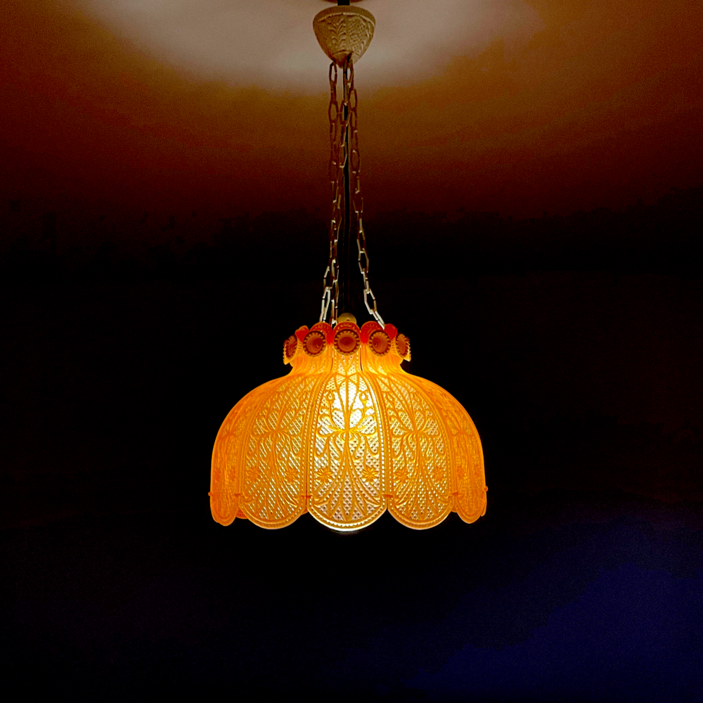 Red Retro Kitchen Light