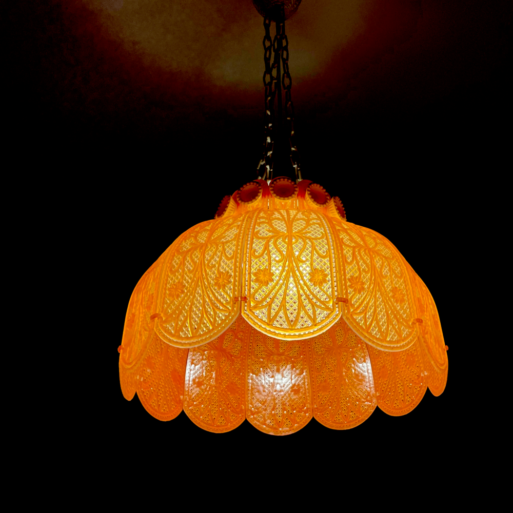 Red Retro Kitchen Light