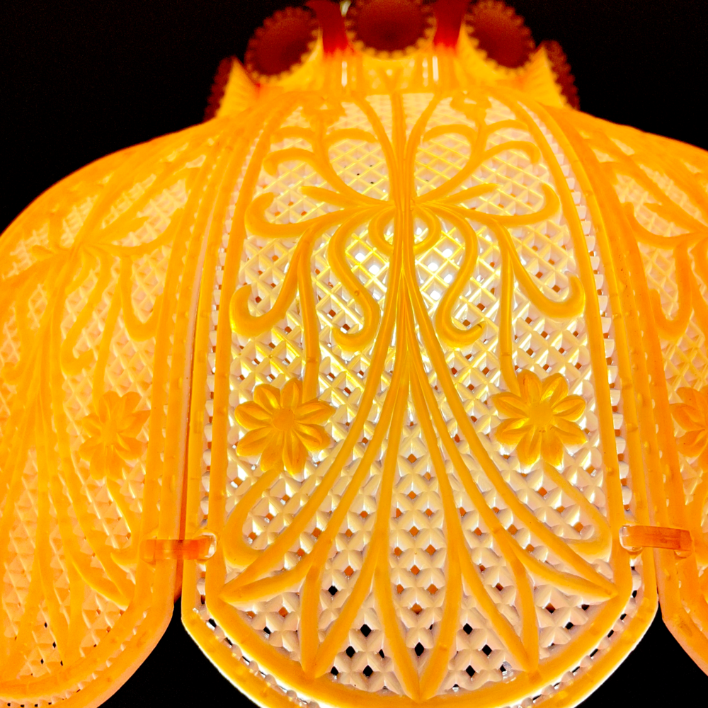 Red Retro Kitchen Light