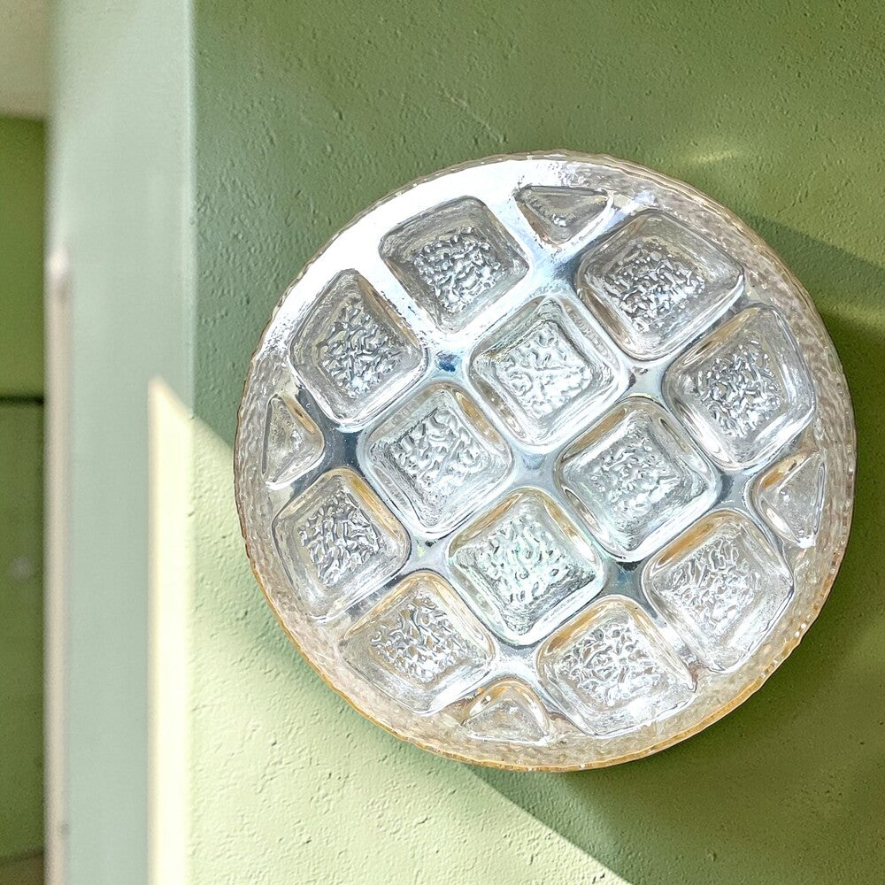 Glass wall or ceiling light