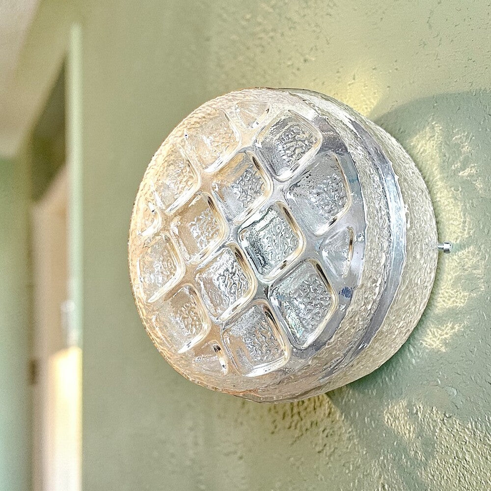 Glass wall or ceiling light