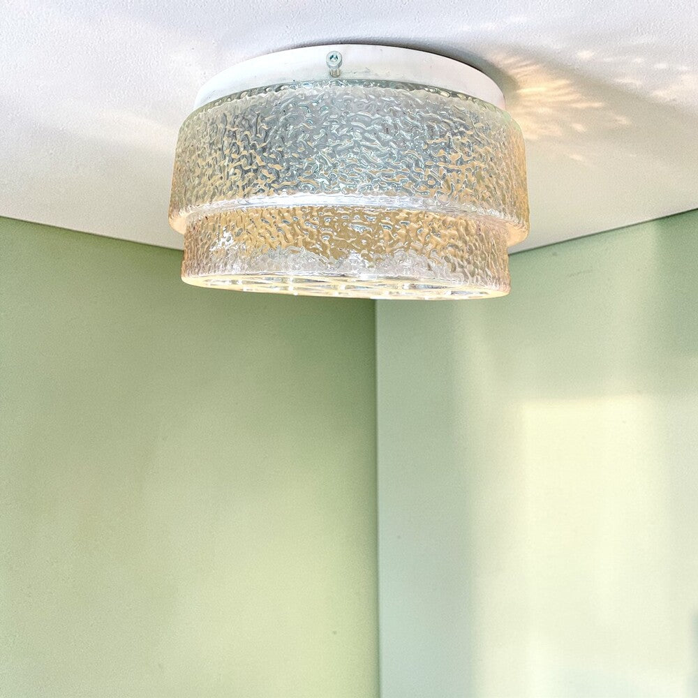 Glass wall or ceiling light