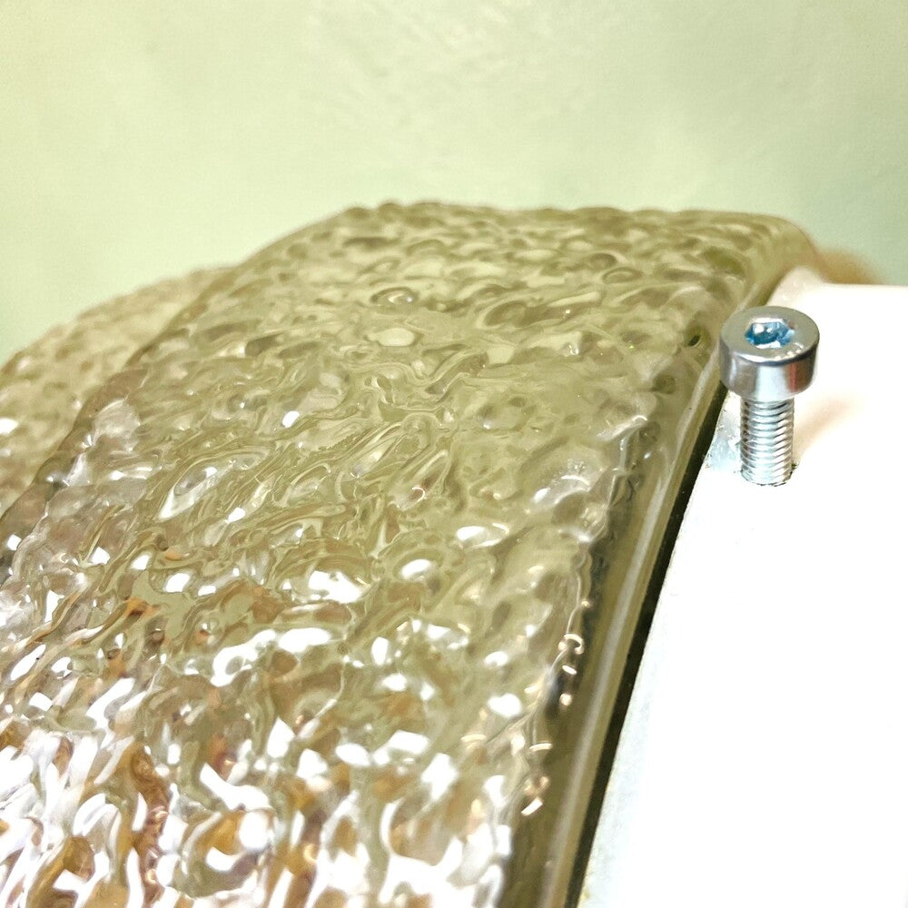 Glass wall or ceiling light