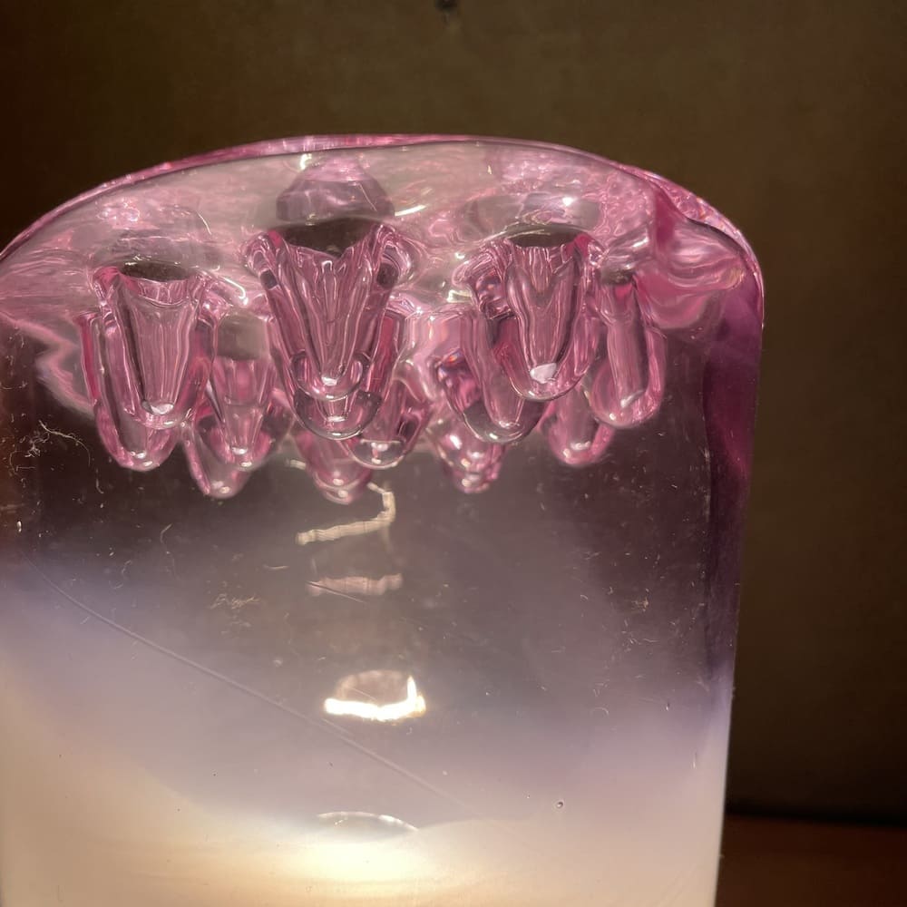 Sculptural Art Glass Light