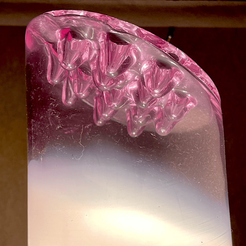 Sculptural Art Glass Light