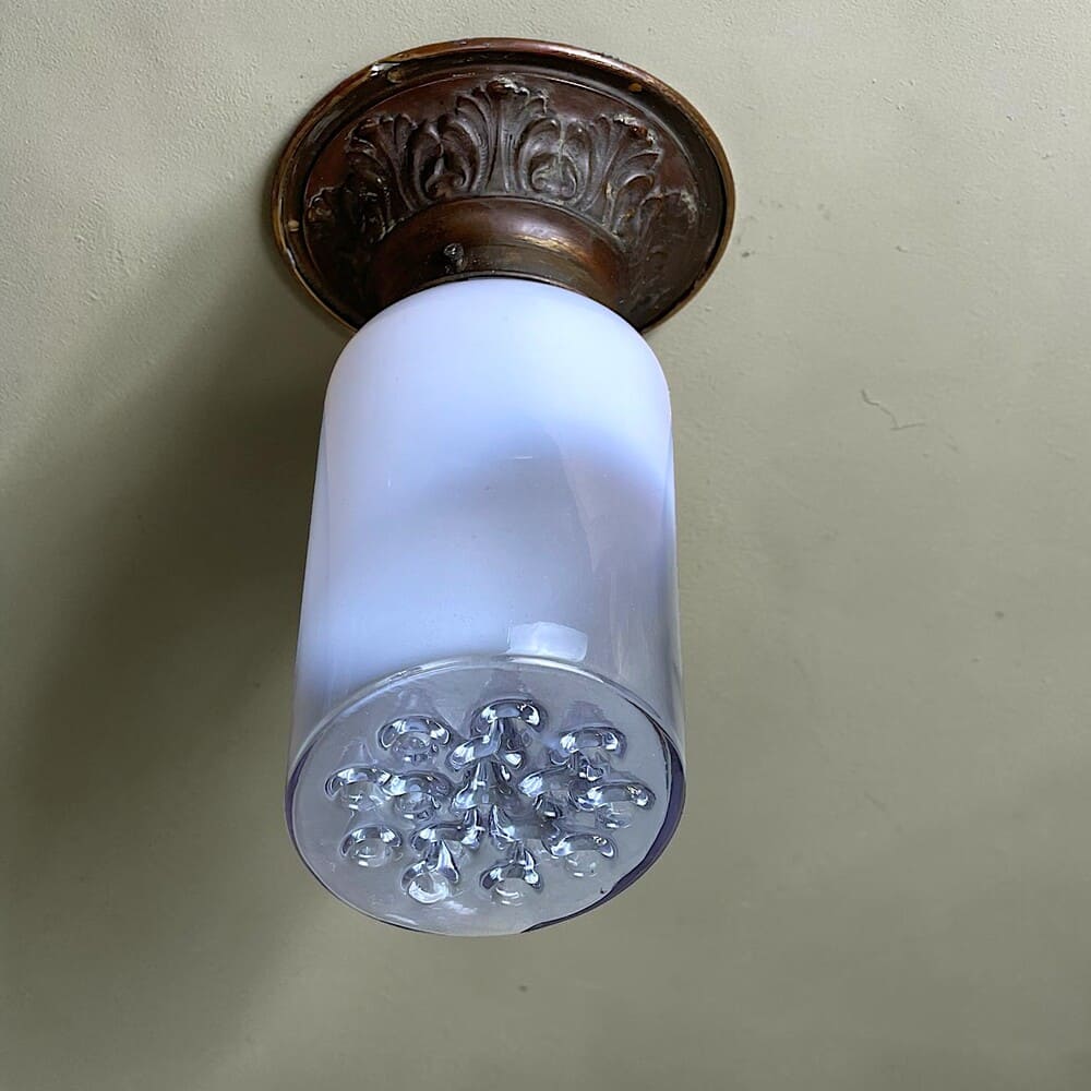Sculptural Art Glass Light