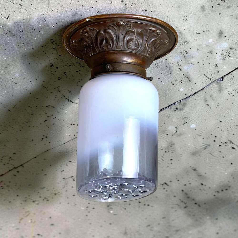 Sculptural Art Glass Light