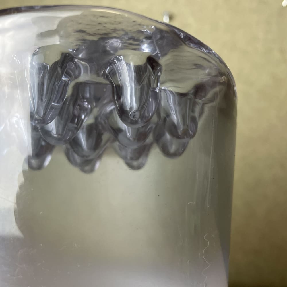 Sculptural Art Glass Light