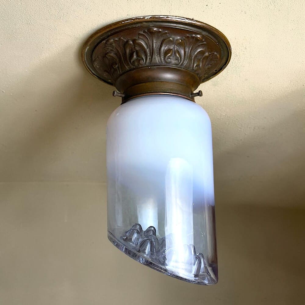 Sculptural Art Glass Light