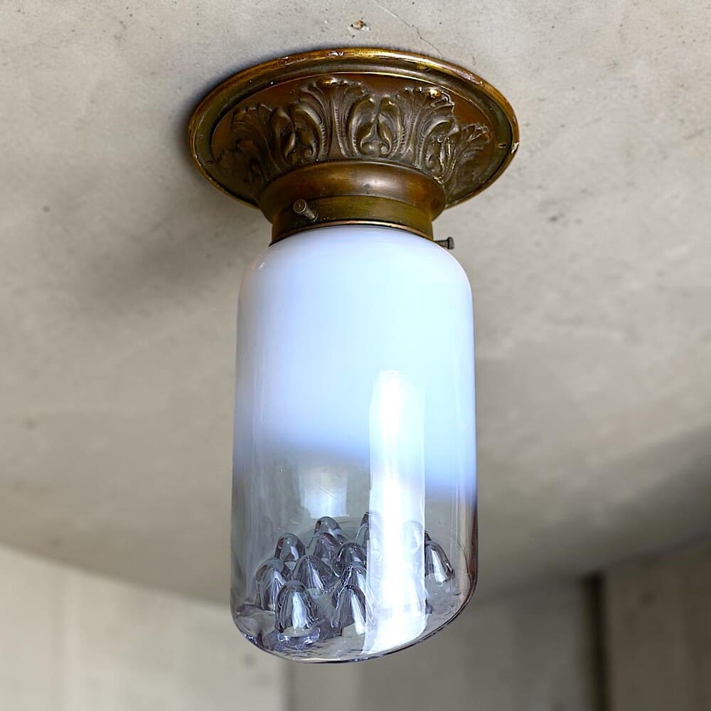 Sculptural Art Glass Light