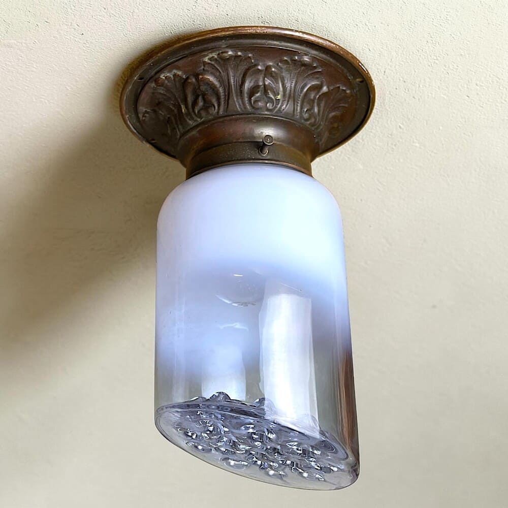 Sculptural Art Glass Light