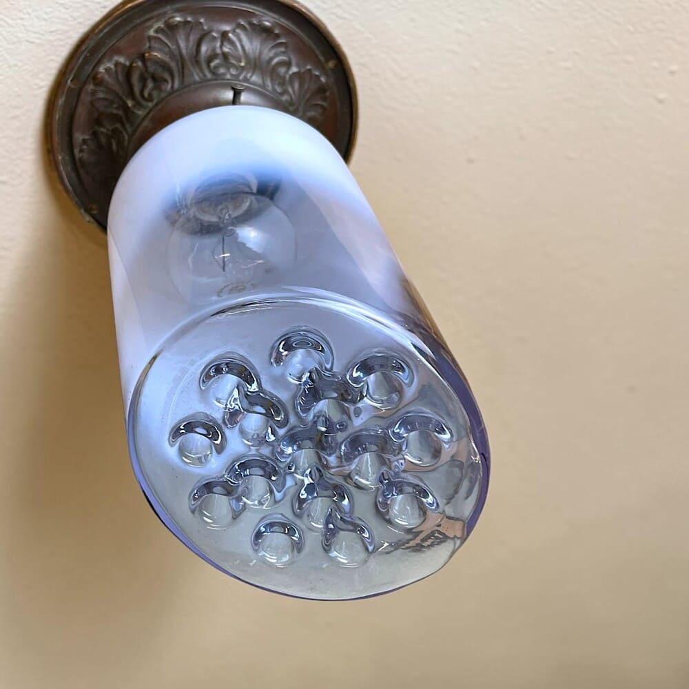 Sculptural Art Glass Light