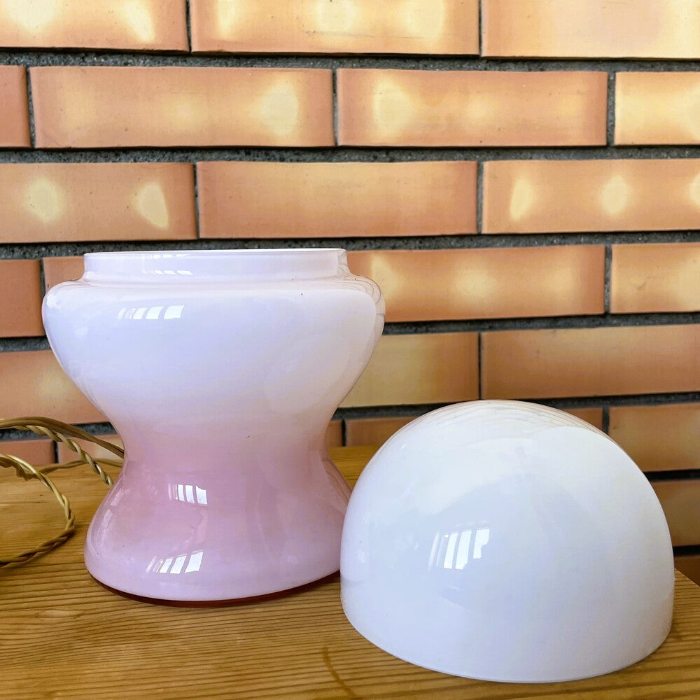 Space Age Opaline Glass Table Lamp