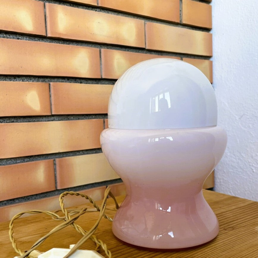 Space Age Opaline Glass Table Lamp