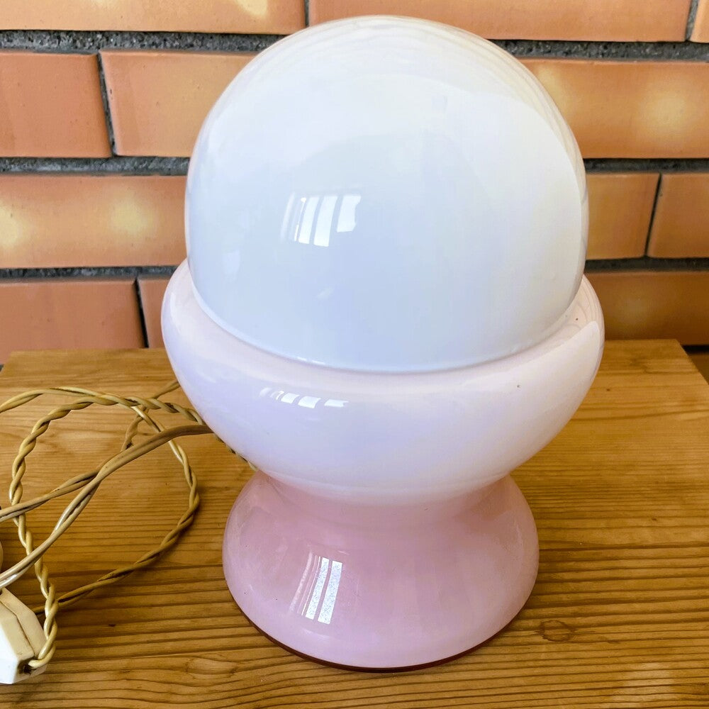 Space Age Opaline Glass Table Lamp