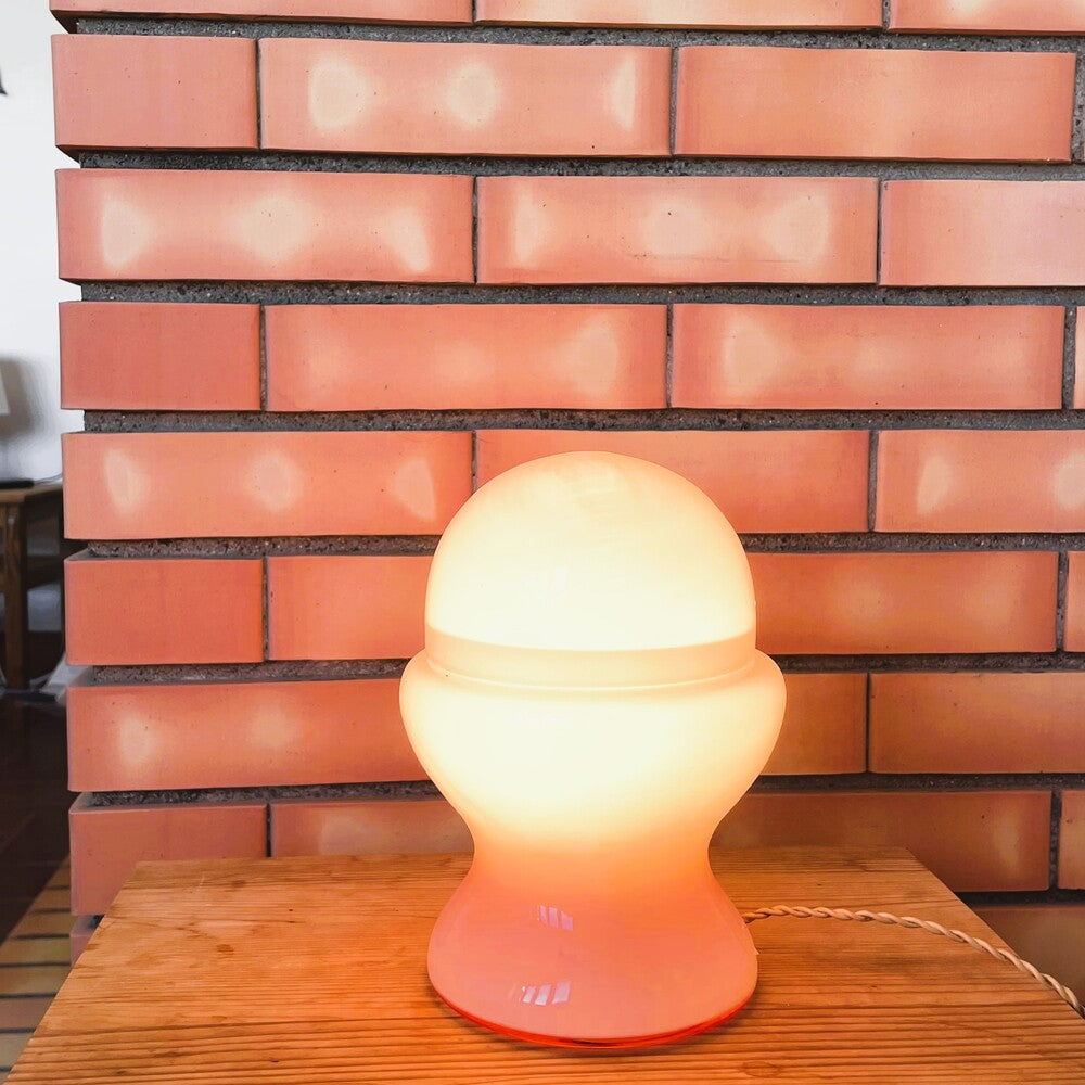 Space Age Opaline Glass Table Lamp