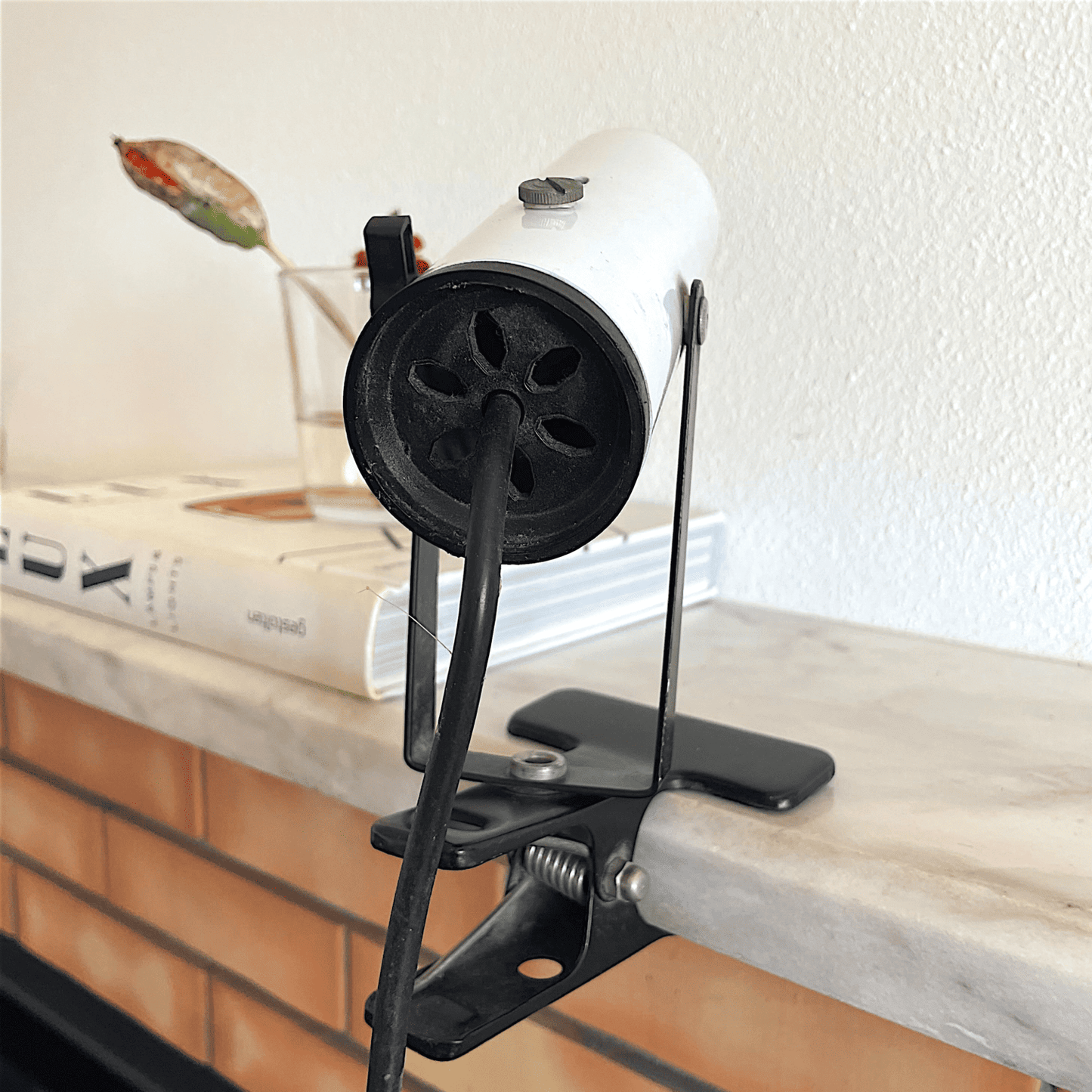 Italian Space Age Clamp Spotlight