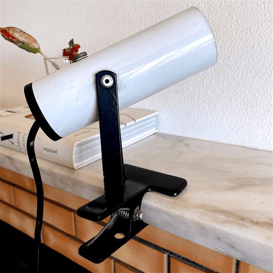 Italian Space Age Clamp Spotlight