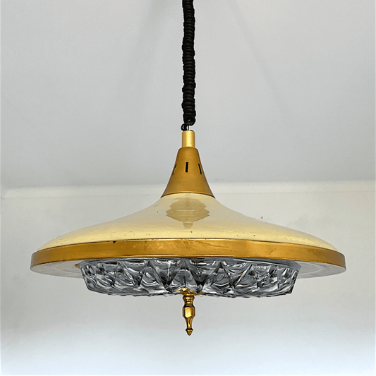 Vintage Rettractable Pendant Light