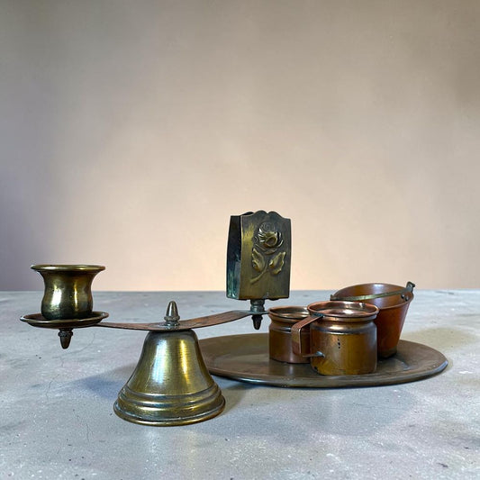 Candle holder and Miniature Bucket Set