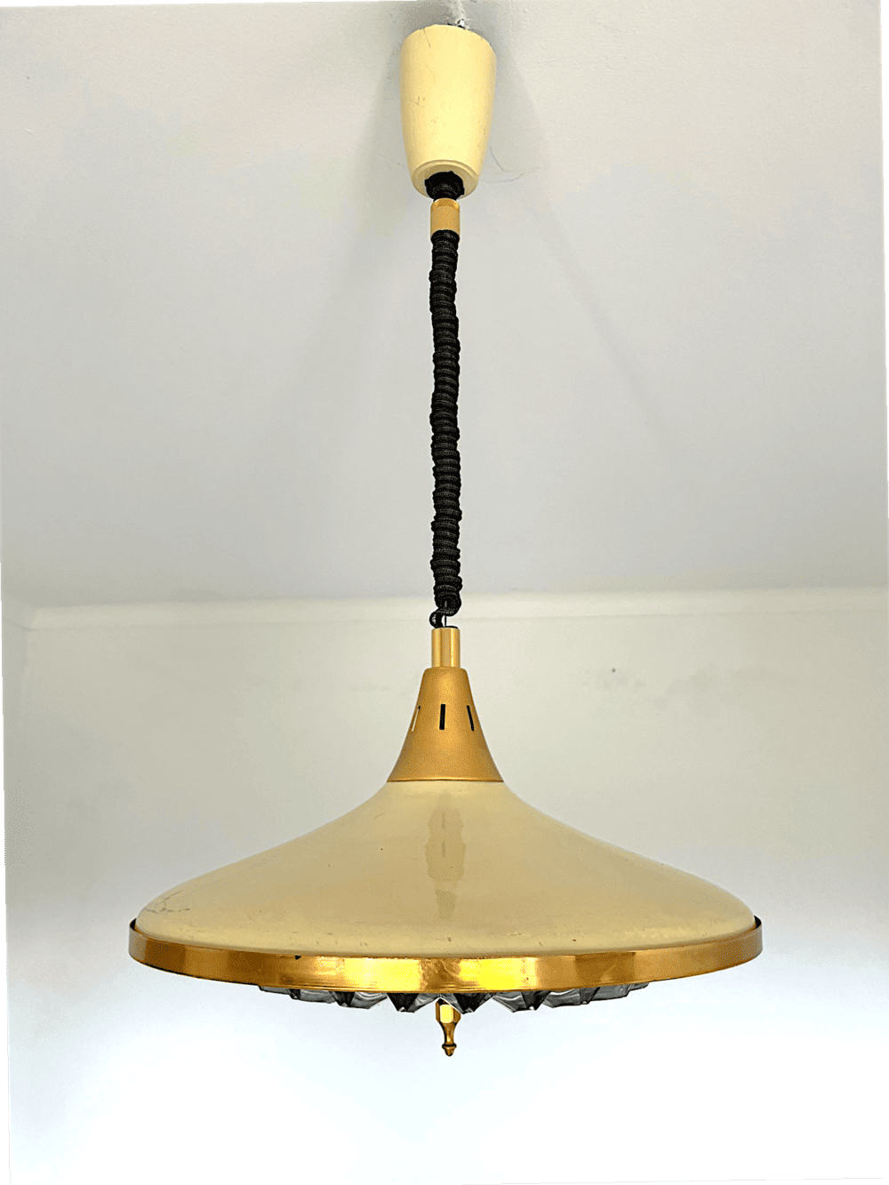 Vintage Rettractable Pendant Light