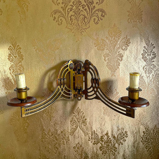 Art Noveau Double Wall Sconce