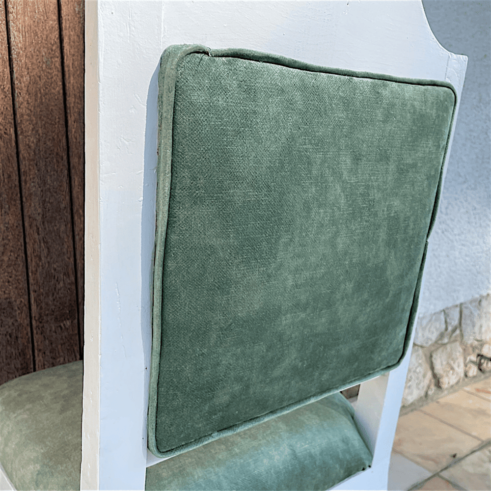 Antique Portuguese solid wood chair restored
