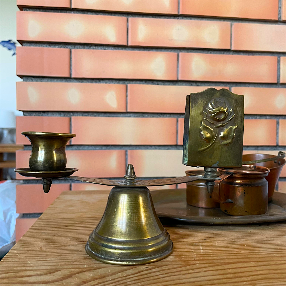 Candle holder and Miniature Bucket Set