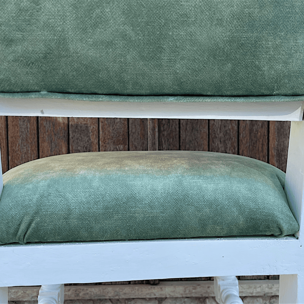 Antique Portuguese solid wood chair restored
