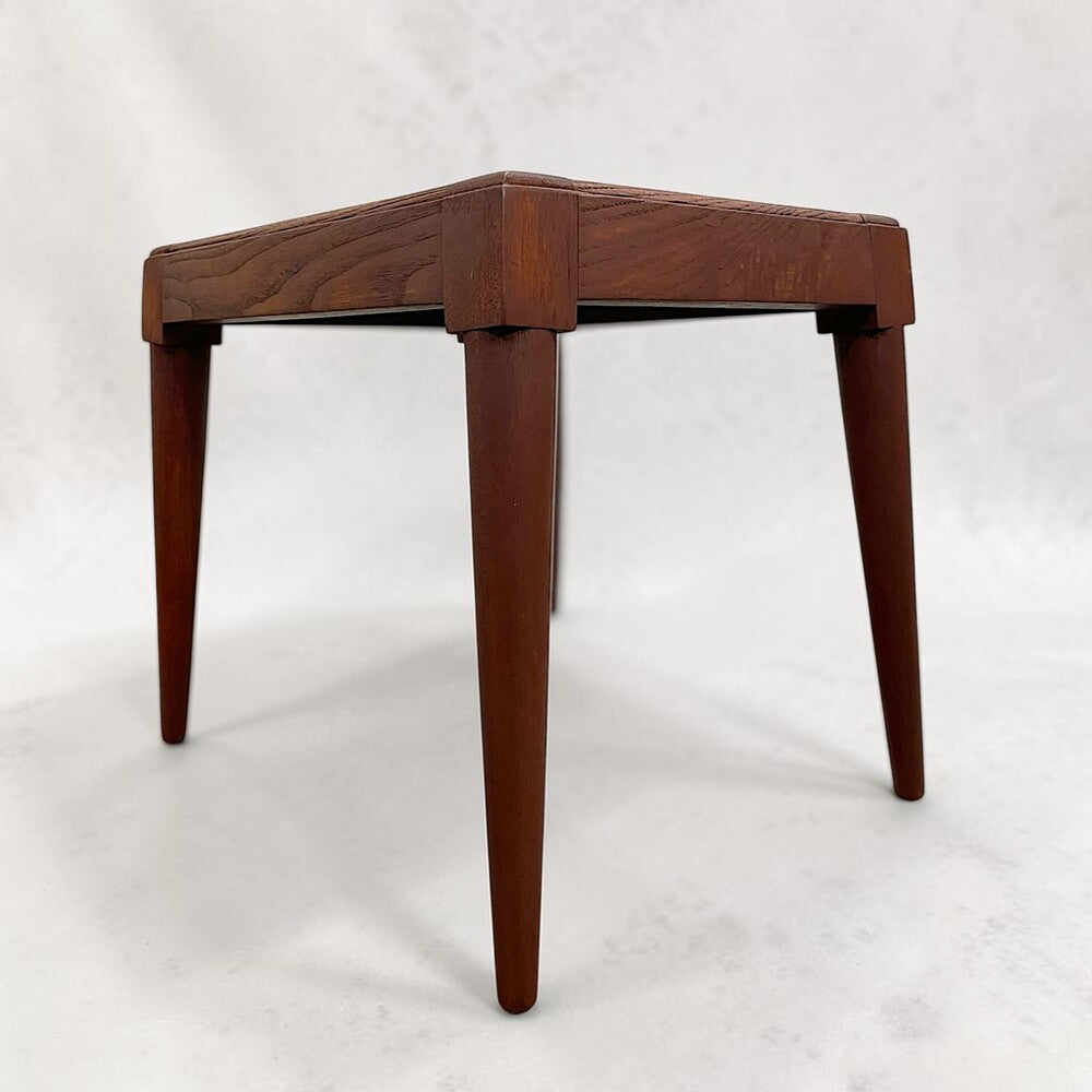 Mid Century Modern Coffee Table with Red Top