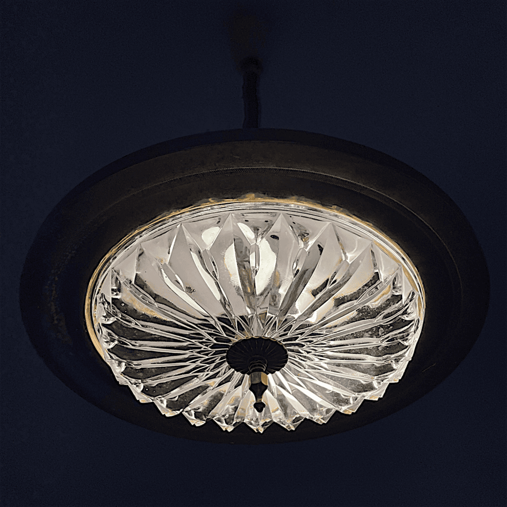 Vintage Rettractable Pendant Light