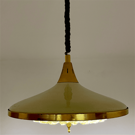Vintage Rettractable Pendant Light