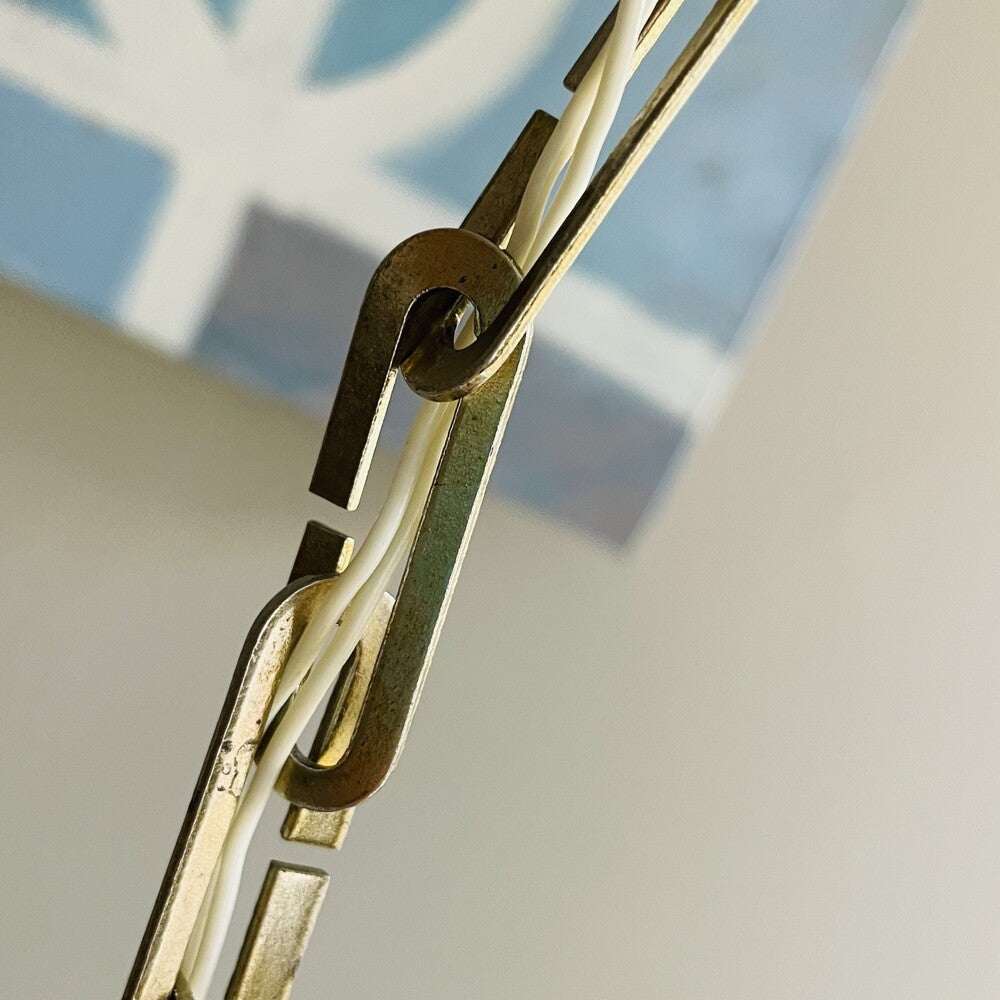 Turquoise Glass Pendant Light