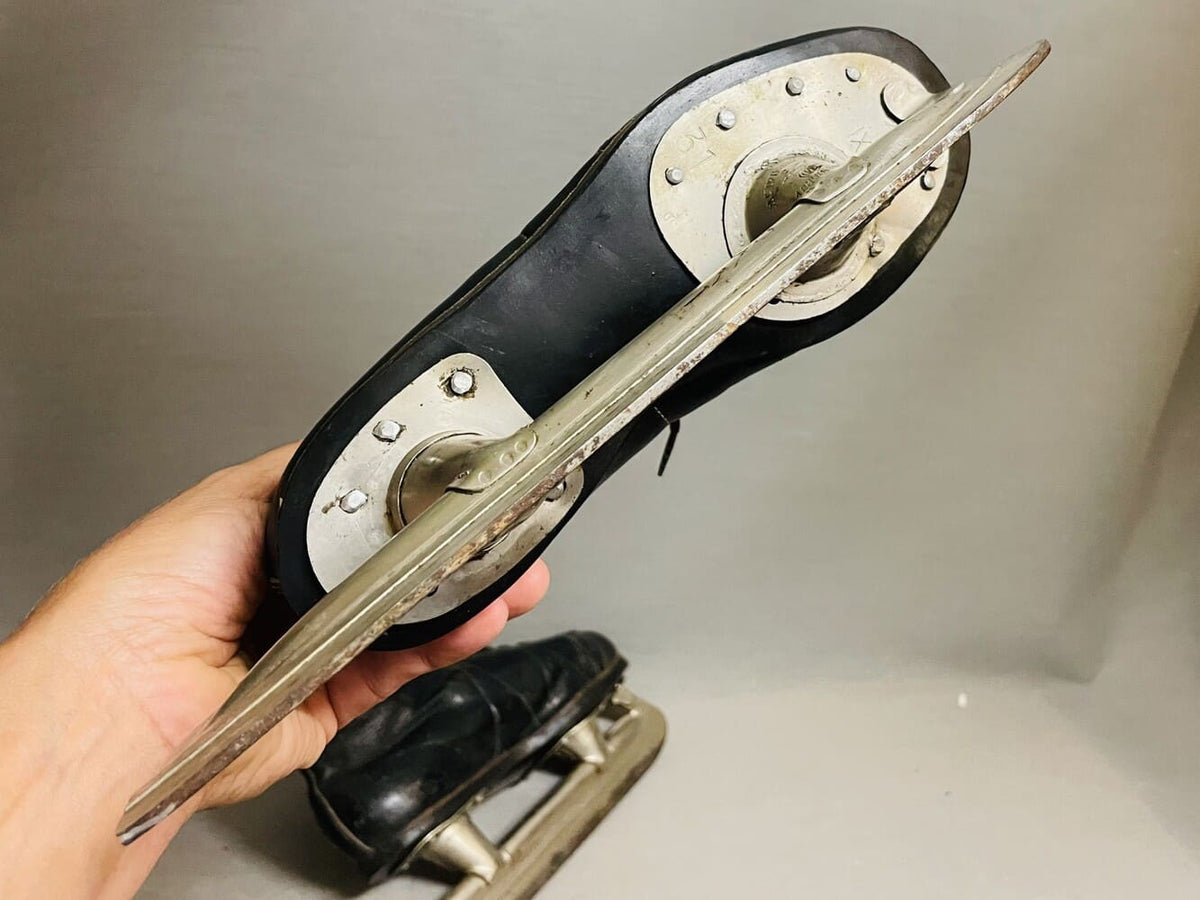 Original 1950s Soviet ice skates