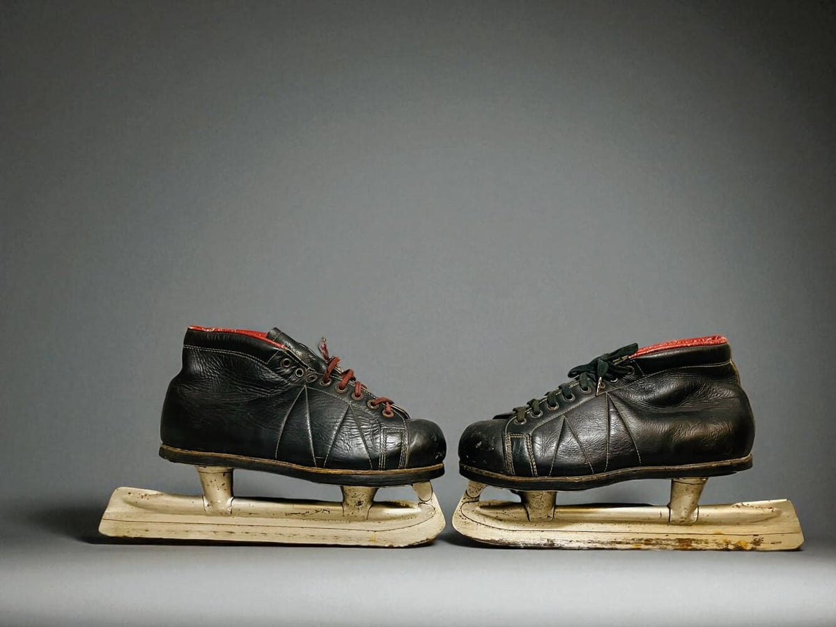 Original 1950s Soviet ice skates