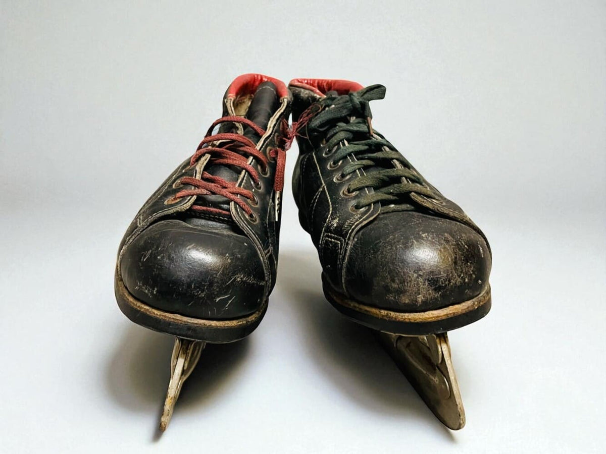 Original 1950s Soviet ice skates
