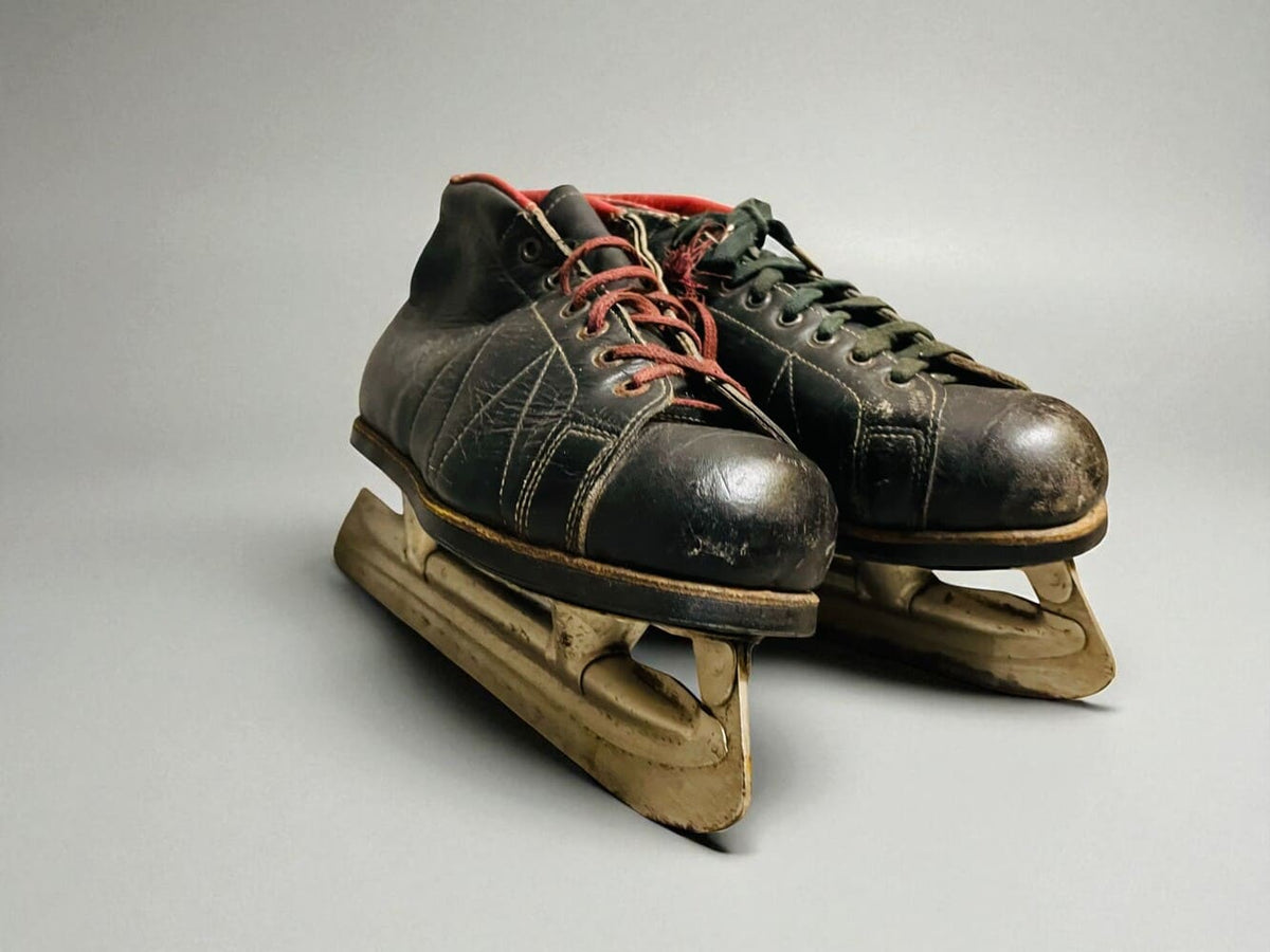 Original 1950s Soviet ice skates